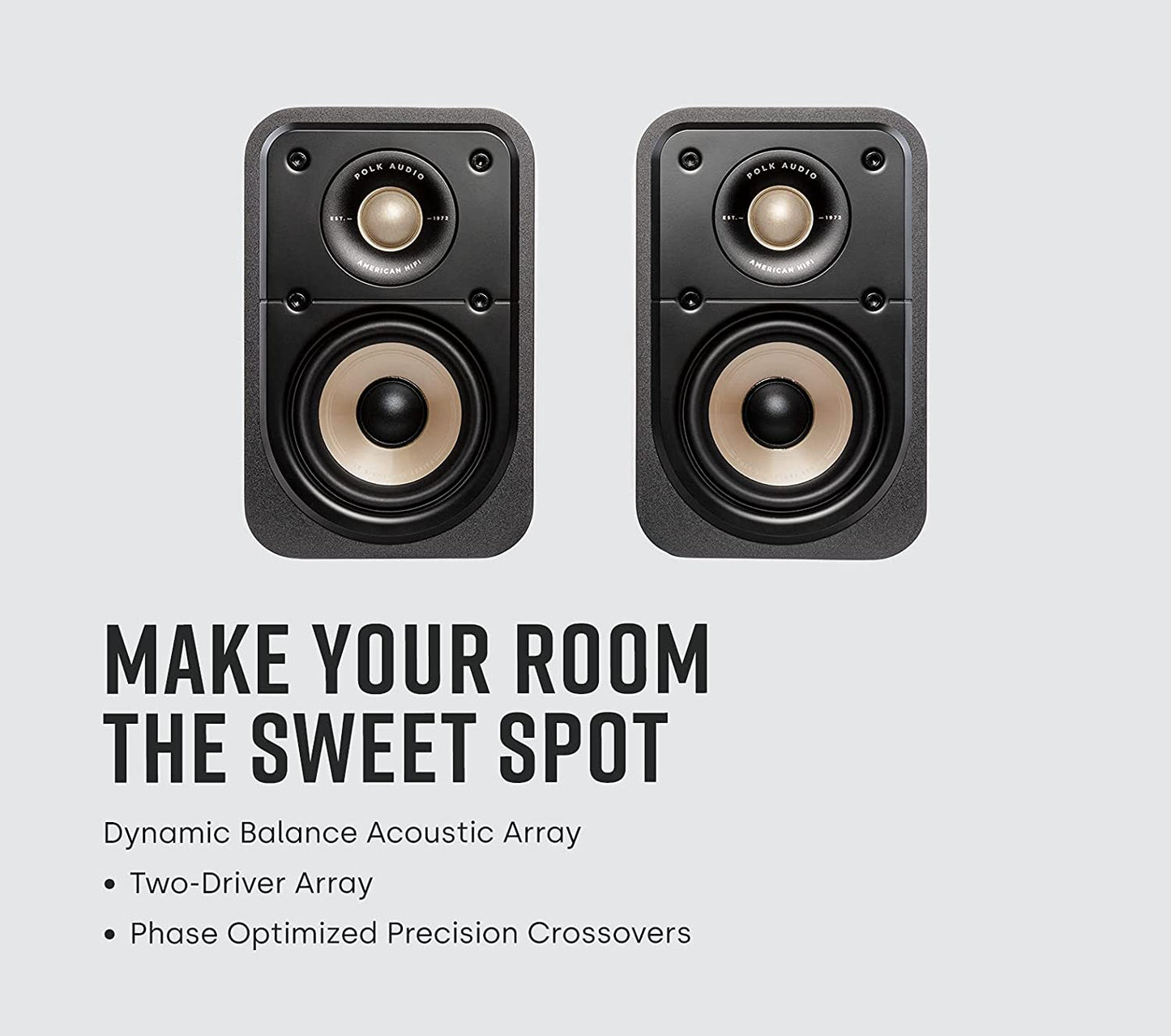 Polk Signature Elite ES20 Bookshelf Speaker (Pair) - electronicsexpo.com - Bookshelf Speakers