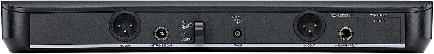 Shure BLX188/CVL Dual - Channel Wireless Cardioid Lavalier Microphone System - electronicsexpo.com - Microphones