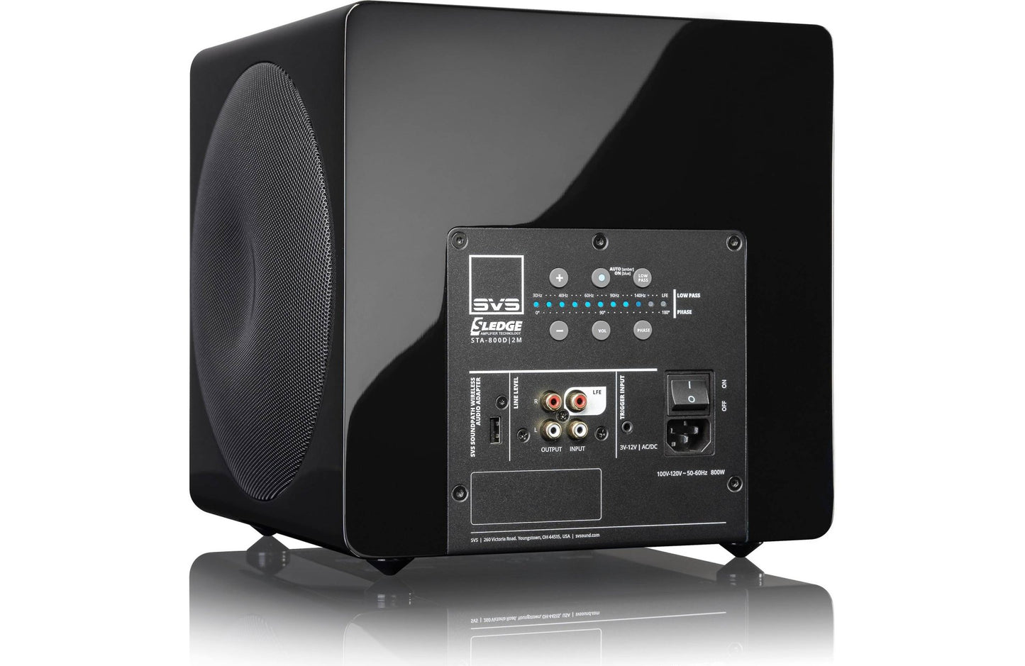 SVS 3000 Micro Dual 8" Ultra Compact Powered Subwoofer with Control App (Certified Refurbished) - electronicsexpo.com - Subwoofers