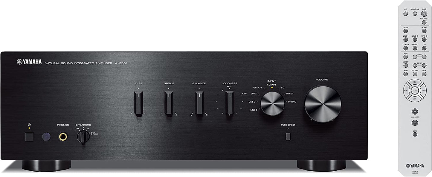 Yamaha A - S501 Natural Sound Integrated Stereo Amplifier - electronicsexpo.com - Integrated Amplifiers
