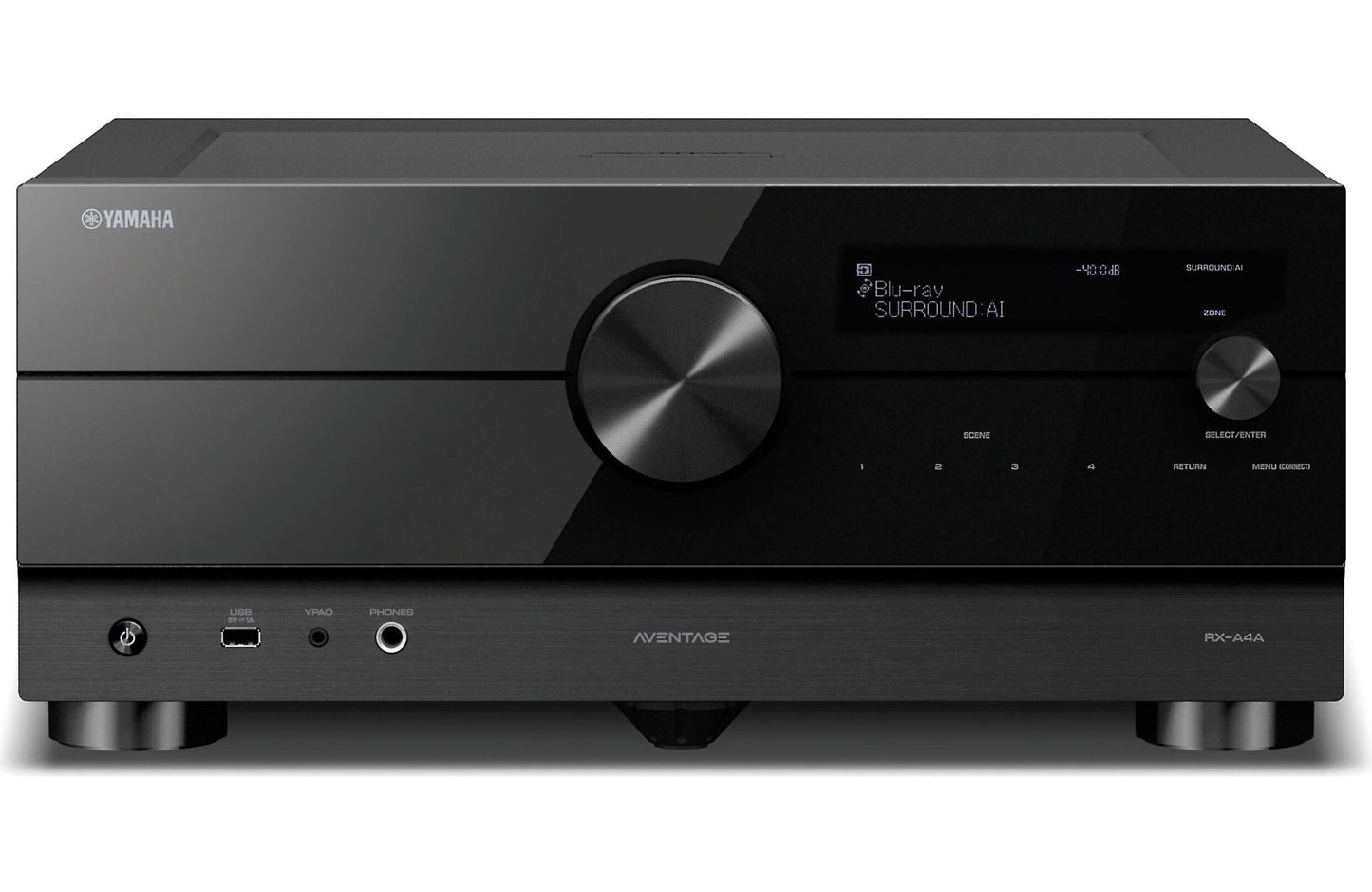 Yamaha AVENTAGE RX-A4A 7.2 Channel Home Theater AV Receiver (Open Box) - electronicsexpo.com-Home Theater Receivers