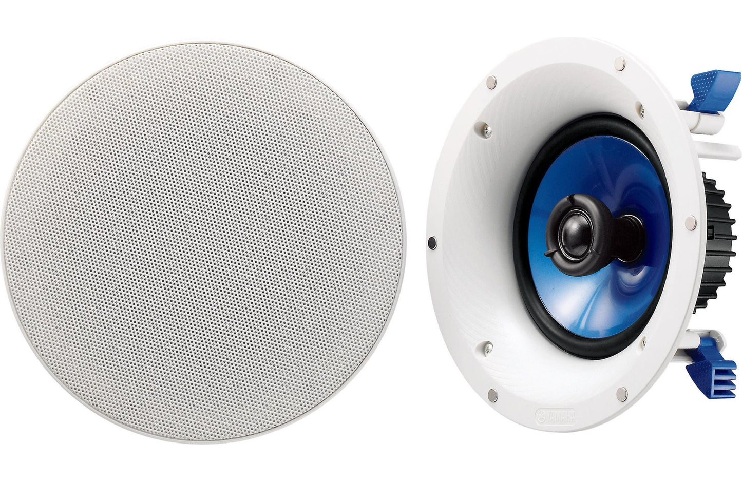 Yamaha NSIC600WH 6 - 1/2" 2 - Way In - Ceiling Speakers (Pair/White) - electronicsexpo.com - In Ceiling In Wall Speakers
