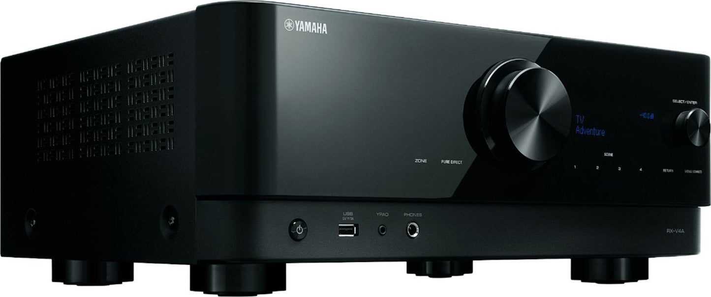Yamaha RX - V4A 5.2 Channel 8K Home Theater AV Receiver - electronicsexpo.com - Home Theater Receivers