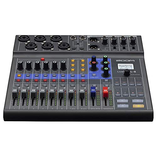 Zoom LiveTrak L - 8 Podcast Recorder - electronicsexpo.com - Pro Mixers