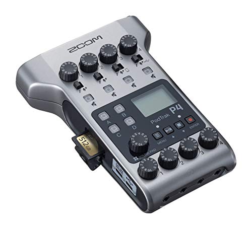 Zoom PodTrak P4 Portable Multitrack Podcast Recorder - electronicsexpo.com - Audio Interfaces