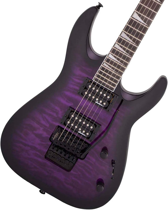 Jackson Dinky JS32Q DKA Arch Top Electric Guitar (Transparent Purple Burst)