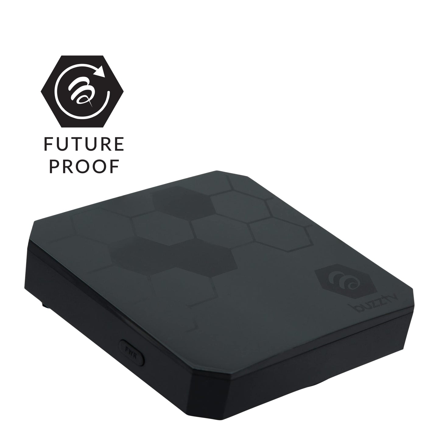 BuzzTV The Classic Android 11 TV Box, Amlogic S905X4 Quad-Core 64-bit Cortex-A55 Processor, 4GB DDR4 RAM, 64GB eMMC Storage, 4K UHD Streaming