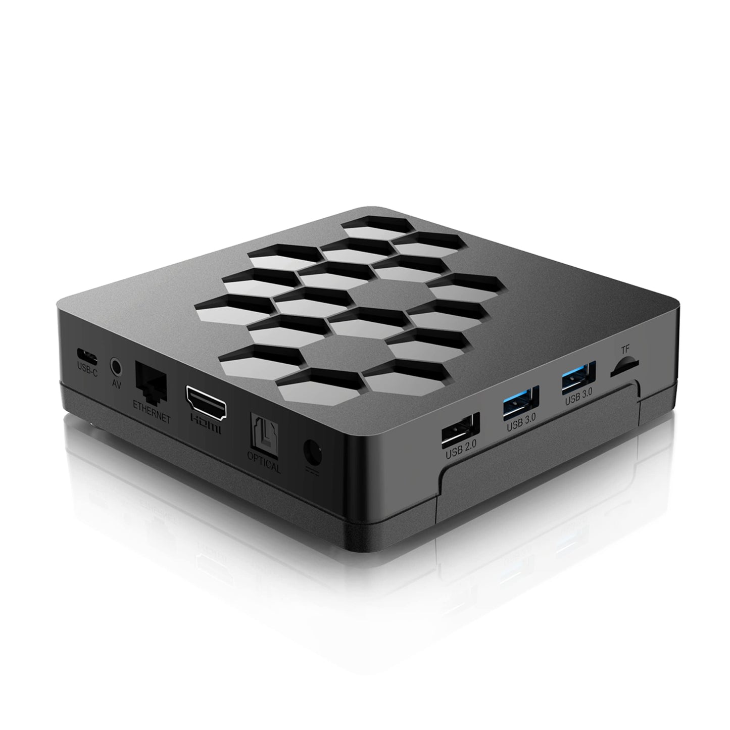 BuzzTV U5 2023 Android 11 TV Box, S905X4 Quad-Core 64-bit Cortex-A55 Processor, 4GB DDR RAM, 128GB eMMC Storage, 4K UHD Streaming, 6th Generation Wireless AX