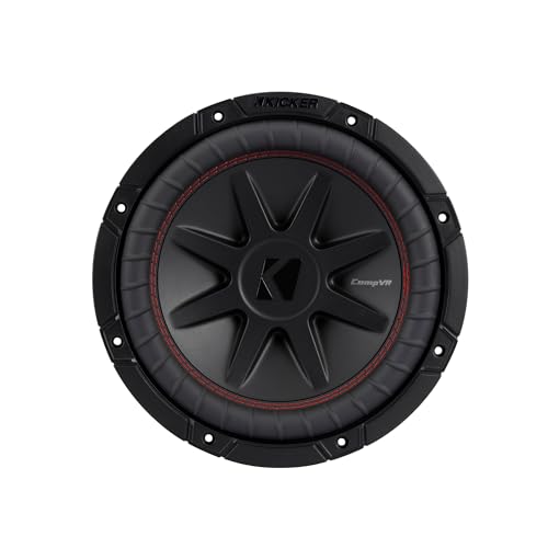 Kicker CompVR 52CVR102 CompVR 10" Subwoofer with Dual 2-ohm Voice Coils