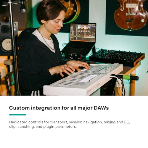Novation Launchkey 49 MK4 White USB MIDI Keyboard Controller