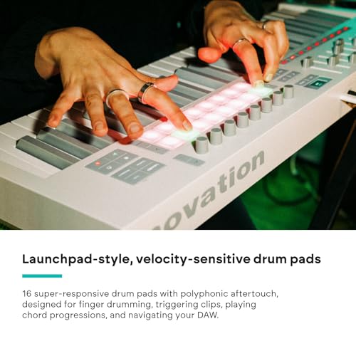 Novation Launchkey 49 MK4 White USB MIDI Keyboard Controller