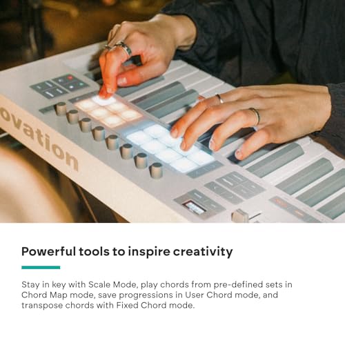 Novation Launchkey 49 MK4 White USB MIDI Keyboard Controller
