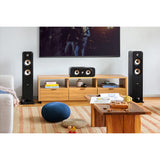 Polk Signature Elite ES50 Tower Speaker - Hi-Res Certified, Dolby Atmos Speakers & DTS:X Compatible, 1" Tweeter & (2) 5.25" Woofers, Power Port Technology for Effortless Bass, Stunning Black