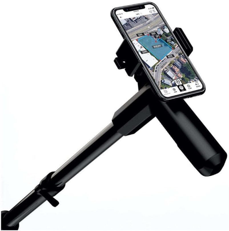 Plott Carta: Digital Mapping Wheel; Electronic Distance Measuring and Estimating; Feet, Inches, Yards, Meters, with Spray Paint Attachment