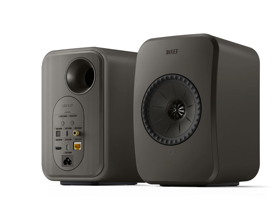 KEF LSXII LT Powered Speakers with HDMI, Apple AirPlay 2, Chromecast Built-In, Wi-Fi, and Bluetooth (Pair)