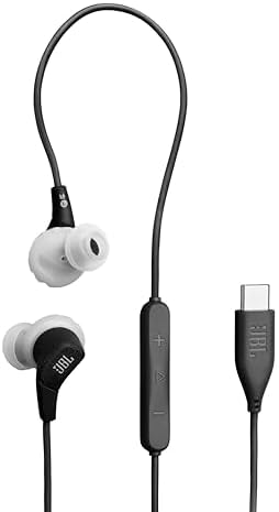 JBL Endurance Run 3 USB-C Sport Headphones with Case Black (Bundle)