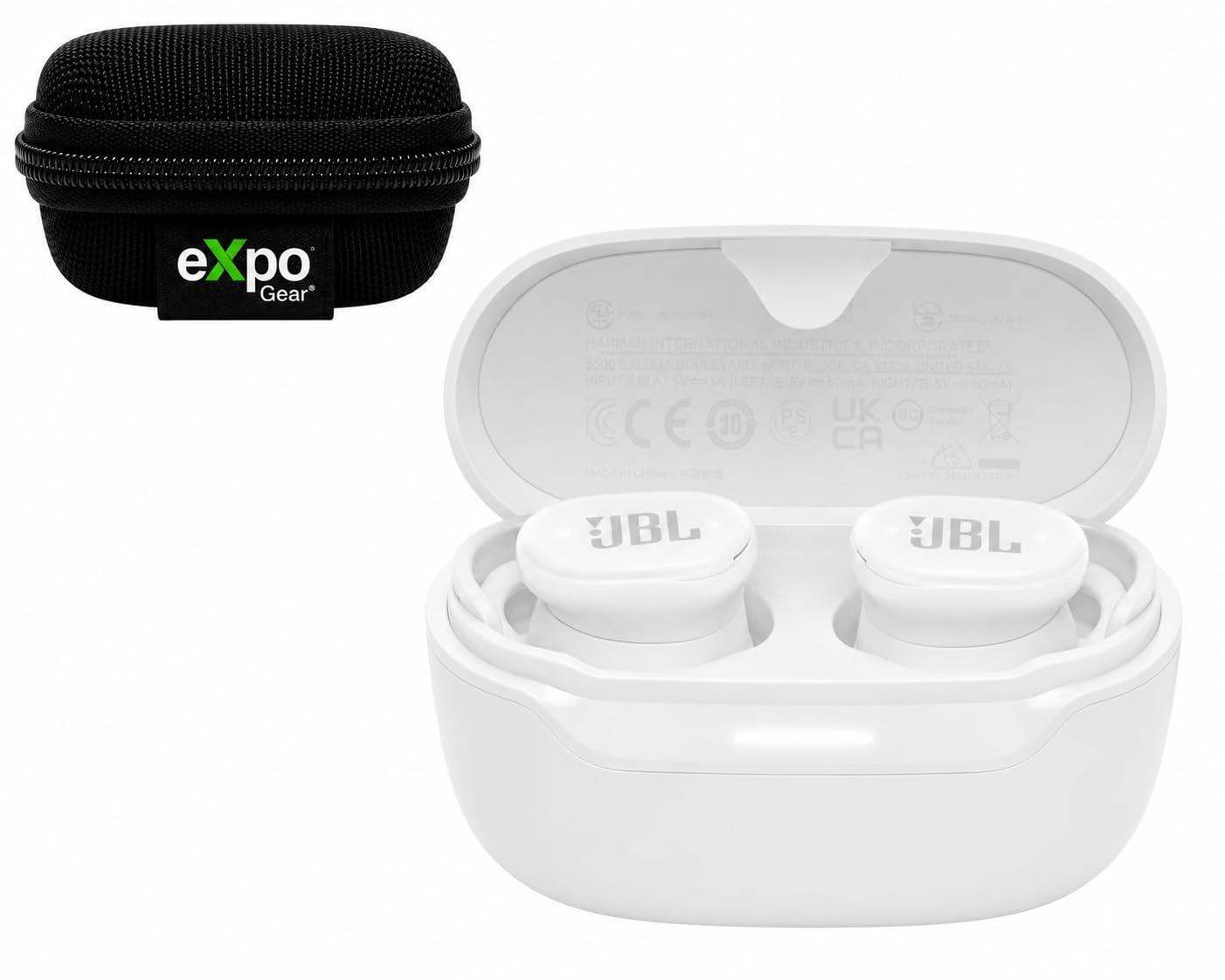 JBL Endurance Race 2 Sports Earbuds White with Case