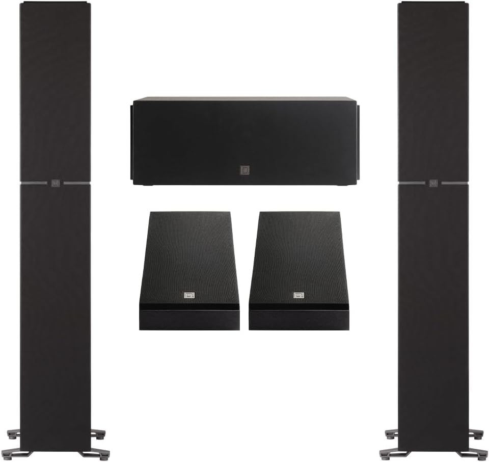 Definitive Technology Dymension 5-Channel Surround Sound System - Bundle with (2) DM70 Towers, (1) DM10 Center Channel, and (2) DM95 Rear Speakers (Bundle)