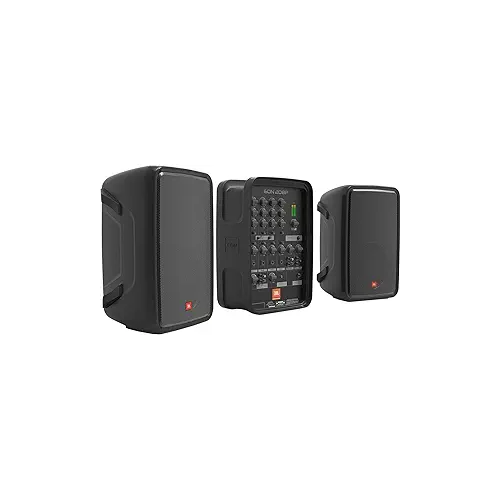 JBL Professional EON208P Portable All-in-One 2-way PA System with 8-Channel Mixer and Bluetooth - Speakers - electronicsexpo.com