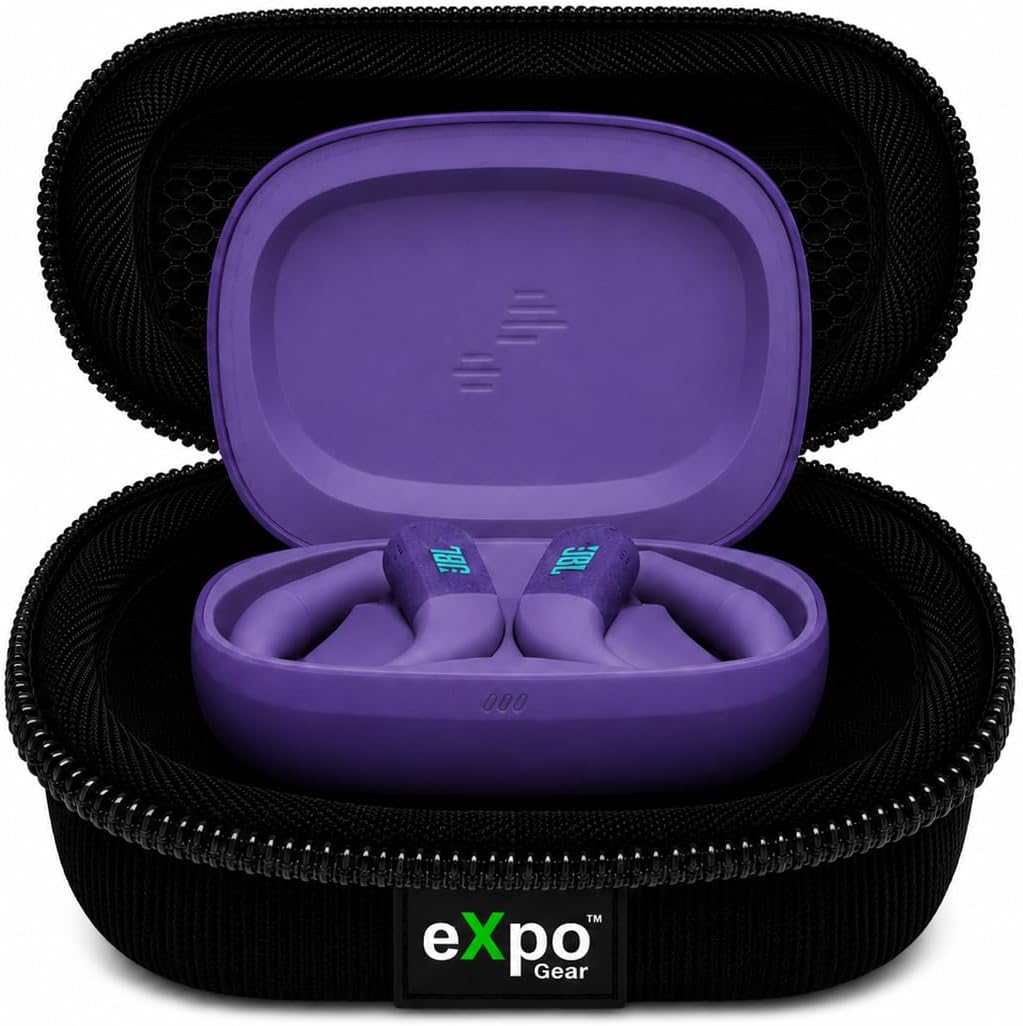 JBL Endurance Peak 4 True Wireless Noise Cancelling Sport Earbuds with Case Purple (Bundle)