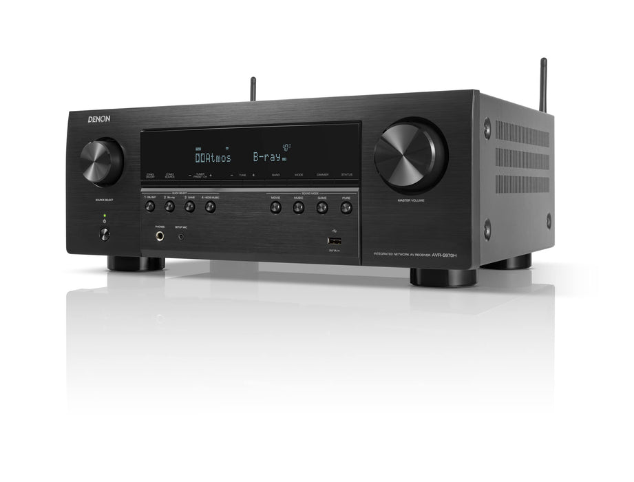 Denon AVR-S970H 7.2-Channel Home Theater Receiver (Certified Refurbished)