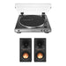 Audio-Technica AT-LP60X-GM Turntable (Gunmetal/Black) with Klipsch R-40PM Powered Speakers - Bundle -  - electronicsexpo.com