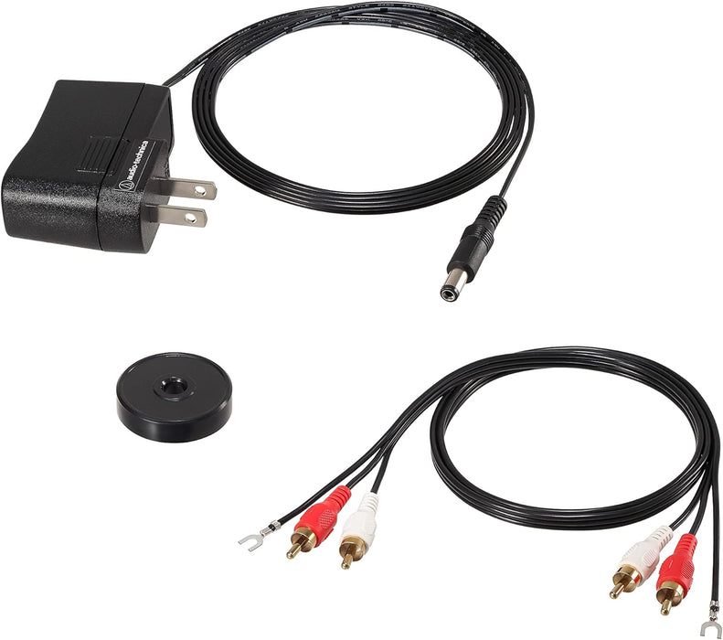 Audio-Technica AT-LPW30BKR Fully Manual Belt-Drive Turntable