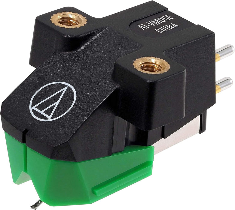 Audio-Technica AT-VM95E Dual Moving Magnet Turntable Cartridge (Green)