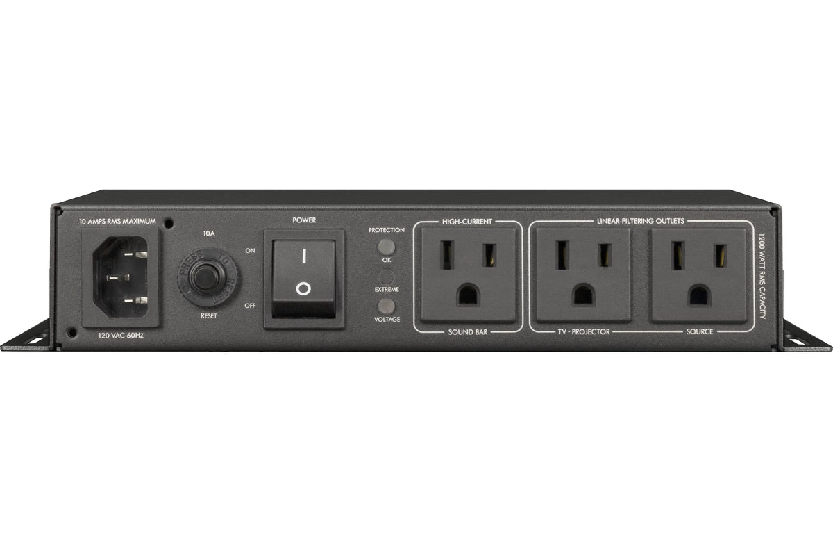 AudioQuest PowerQuest TV3 + WireLogic Ruby HDMI 8' 2-Pack Bundle 3-Outlet Non-Sacrificial Surge Protector with Two 8' HDMI Cables (Bundle)