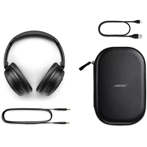 Bose QuietComfort Wireless Over-Ear Active Noise-Canceling Headphones (Black)