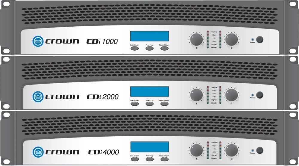 Crown CDi 4000 Two-Channel, 1200-Watt @ 4Ω, 70V/140V Power Amplifier
