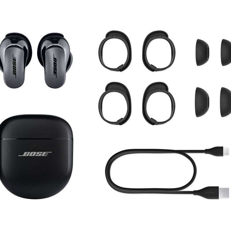 Bose QuietComfort Ultra True Wireless Noise-Canceling Earbuds 2nd Gen (Black)