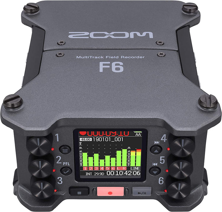 Zoom F6 6-Input 14-Track Multitrack Field Recorder