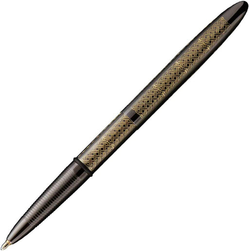 Fisher ‎FP844108 Space Pen Bullet Pen 400 Series Titanium-Nitride, Black Engraved Celtic