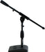 Gator GFW-MIC-0821 Frameworks Short Weighted Base Microphone Stand with Soft Grip Twist Clutch, Boom Arm, and 3/8" and 5/8" Mounts
