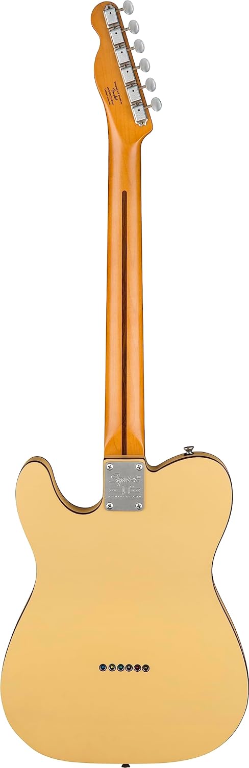 Gretsch Squier 40th Anniversary Vintage Edition Telecaster Electric Guitar (Satin Vintage Blonde/Maple Fingerboard)