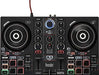 Hercules DJControl Inpulse 200 DJ Controller with USB, 2 Tracks with 8 Pads & Sound Card, Software & Tutorials Included
