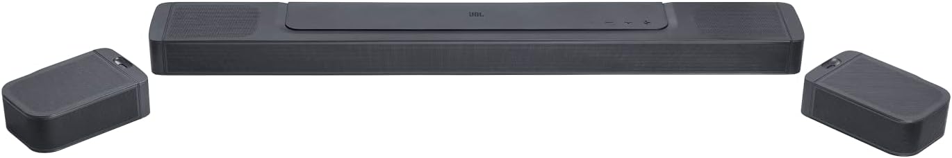 JBL Bar 1000 Powered 7.1.4-Channel Sound Bar System with Bluetooth, Wi-Fi, Apple AirPlay 2, DTS:X, and Dolby Atmos