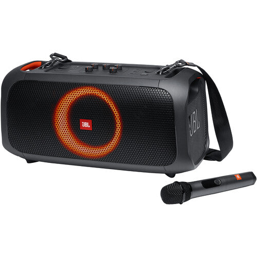 JBL PartyBox On-the-Go Essential Portable Wireless Party Speaker with Microphone