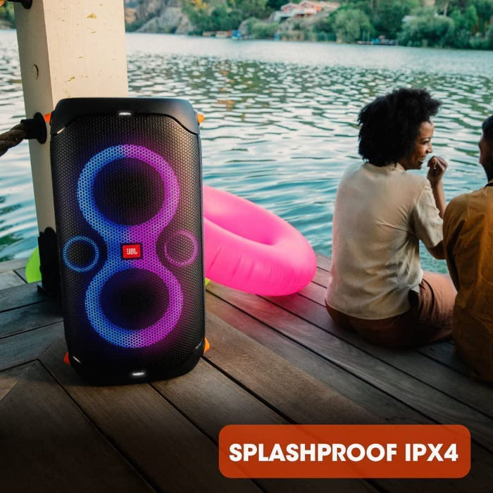 JBL PartyBox 110 Portable Bluetooth Speaker with Light Show & IPX4 Splash-Proof