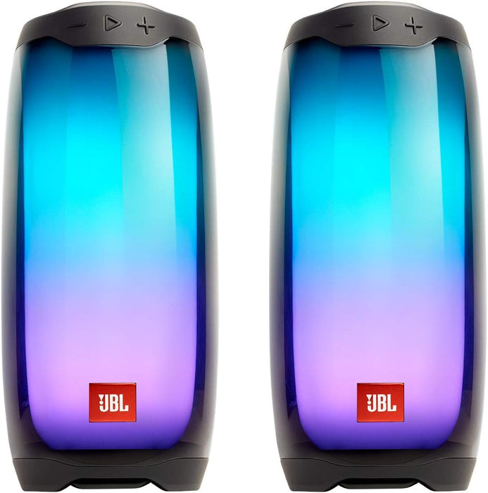 JBL Pulse 4 Portable Waterproof Bluetooth Speakers (2 Speaker Bundle)