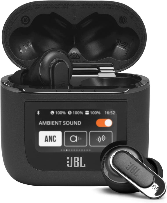 JBL Tour Pro 2 Noise-Canceling True Wireless In-Ear Earbuds with Smart Case