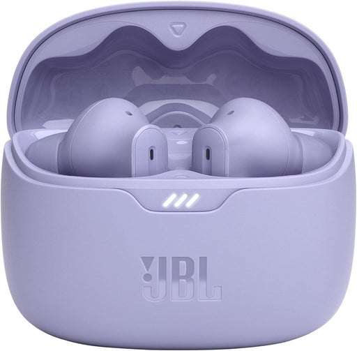 JBL Tune Beam True Wireless Active Noise Cancelling with Smart Ambient Bluetooth Earbuds (Purple)