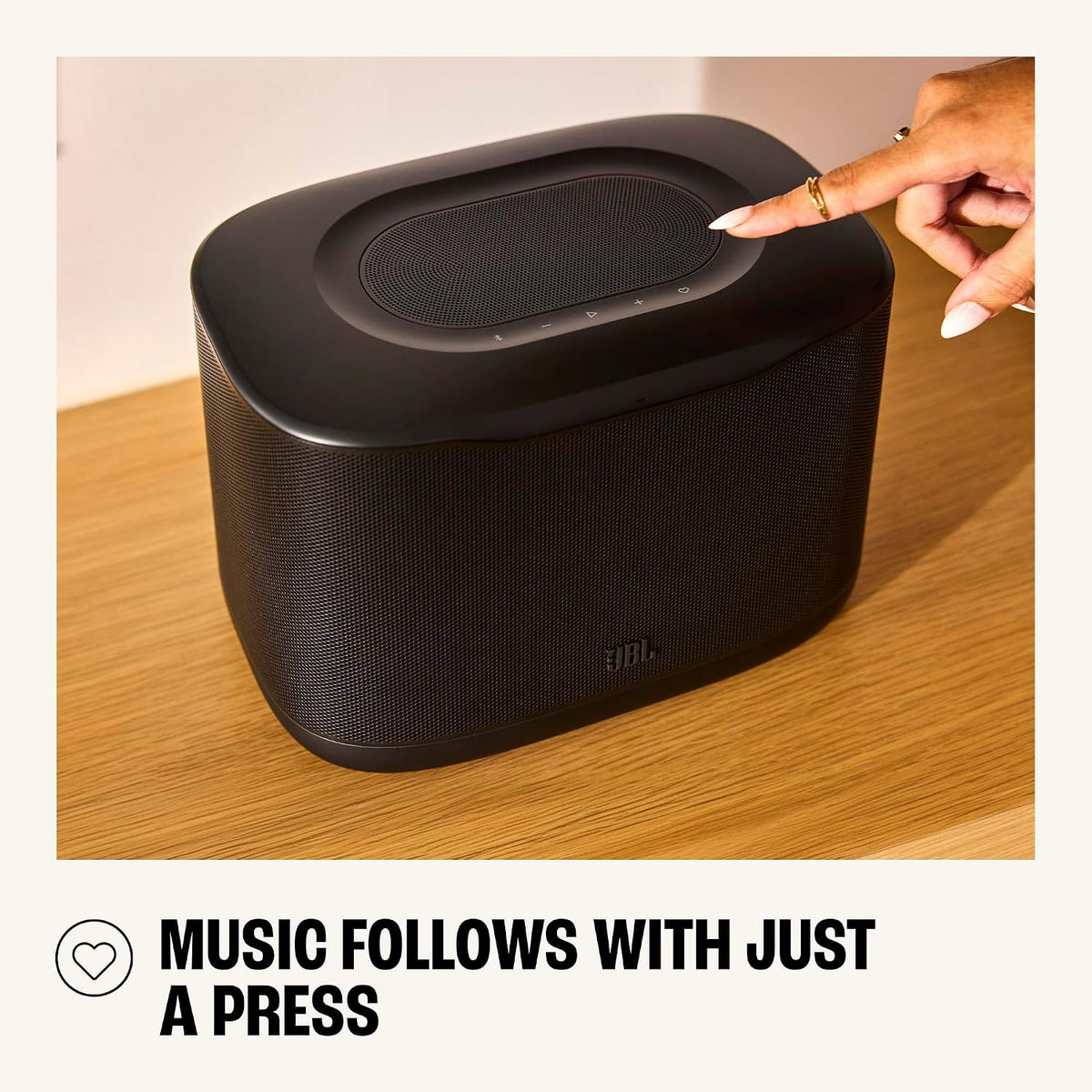 JBL Cove X1: 3D Room-Filling Wi-Fi Home Speaker with Access to Alexa+