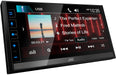 JVC KW-M780BT Apple CarPlay Android Auto Digital Media Player, Double-DIN, 6.8" LCD Touchscreen