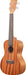 Kala Brand Music 15C Satin Mahogany Concert Ukulele Bundle with Bag, Tuner, Strap, and Strings (Light Mahogany Stain)