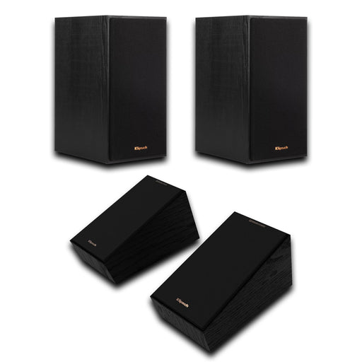 Klipsch Reference R-41M Bookshelf Speakers & R-40SA Surround Speakers (4 Speaker Bundle)