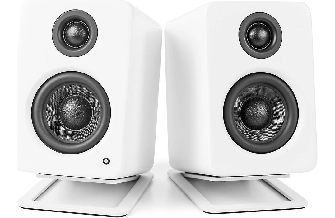 Kanto S2 Tilted Desktop Speaker Stands for Small Speakers & Compact 2”-3” Studio Monitors (Pair)