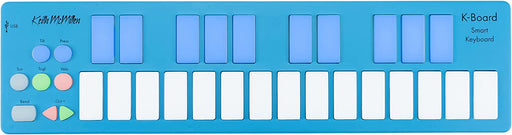 Keith McMillen Instruments K-Board-C | Colorful 25 Key USB MPE MIDI Keyboard Controller with USB-C (Aqua)