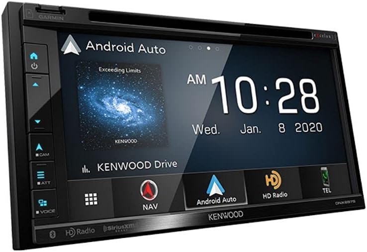 Kenwood Excelon DNX697S 6.8" Clear Resistive Touch Panel Navigation DVD Receiver